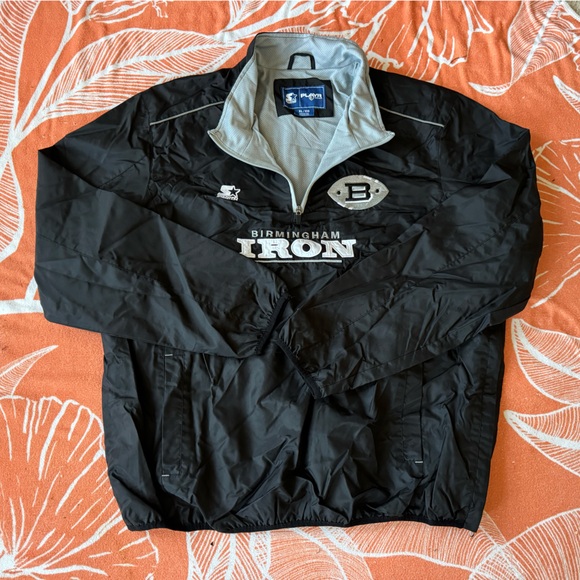STARTER Birmingham Iron Quarter Zip Pullover Jacket - Picture 1 of 14